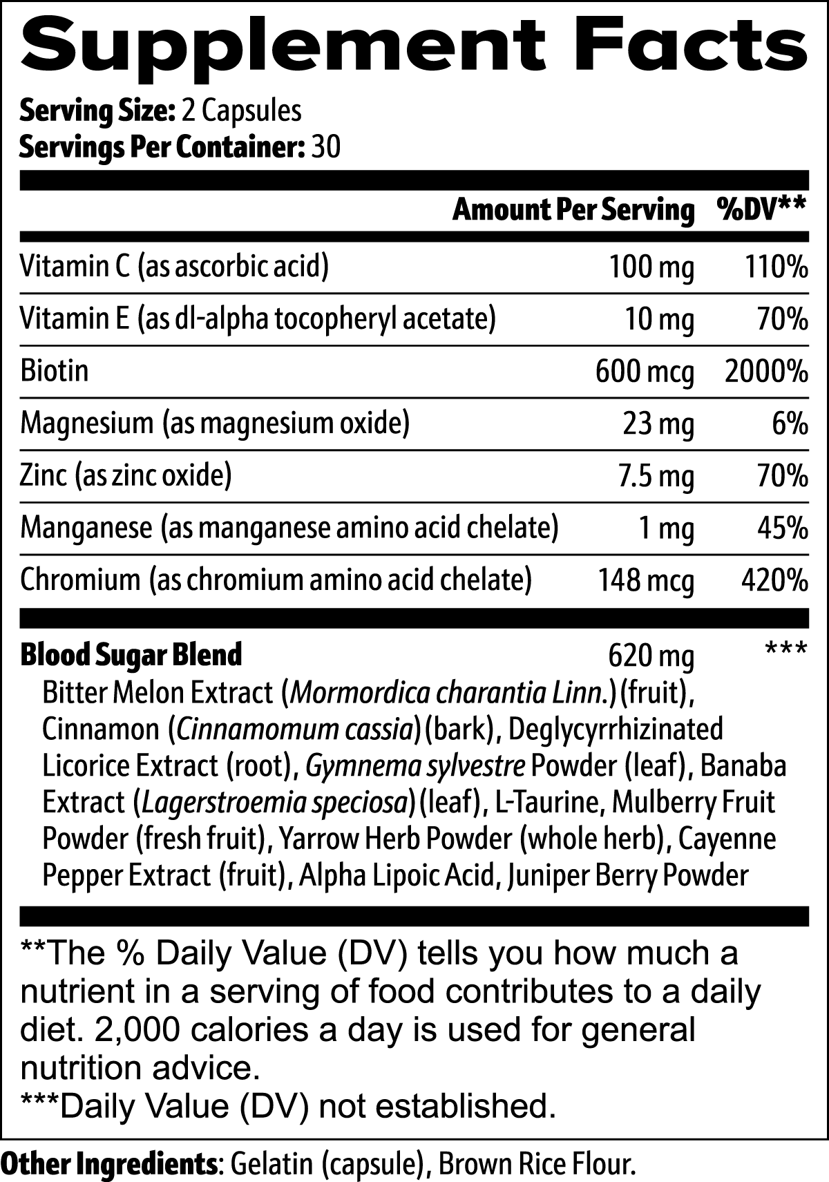ROKSY Blood Sugar Capsules, 60 ct - Glucose Tablets for Low Blood Sugar