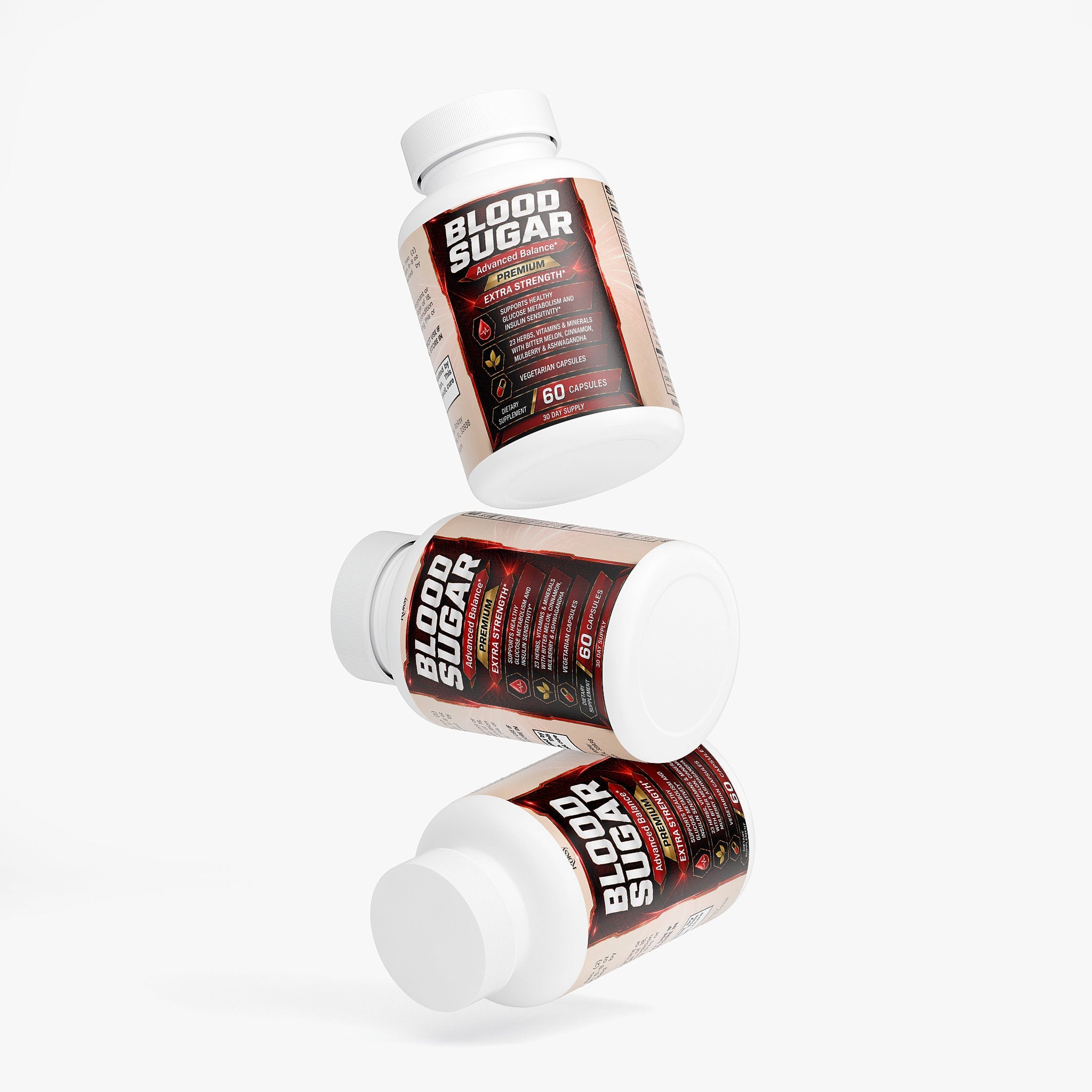 ROKSY Blood Sugar Capsules, 60 ct - Glucose Tablets for Low Blood Sugar