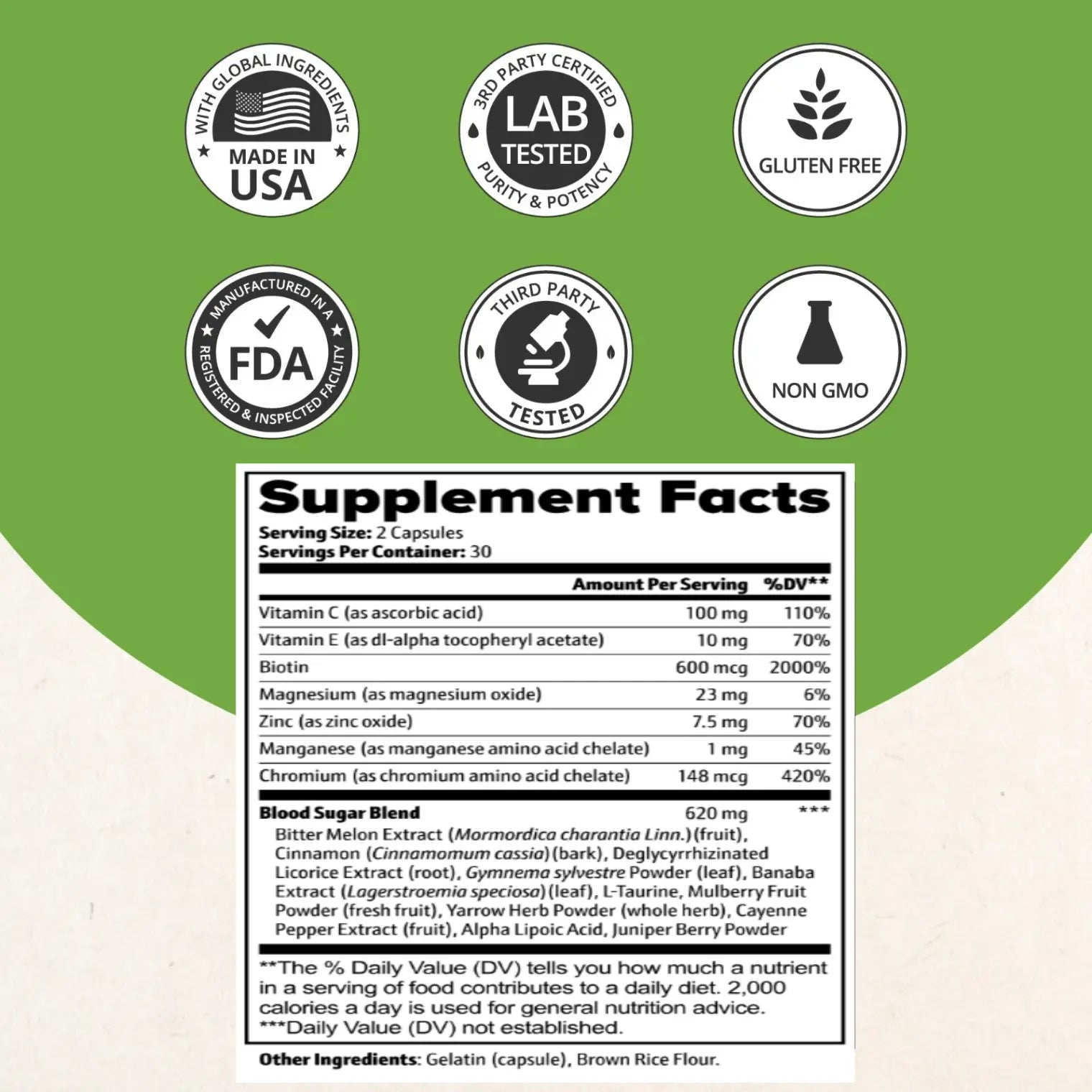 ROKSY Blood Sugar Capsules, 60 ct - Glucose Tablets for Low Blood Sugar