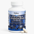 L-Citrulline and L-Arginine Stack | Nitric Oxide Booster for Stamina and Recovery | 60 Capsules