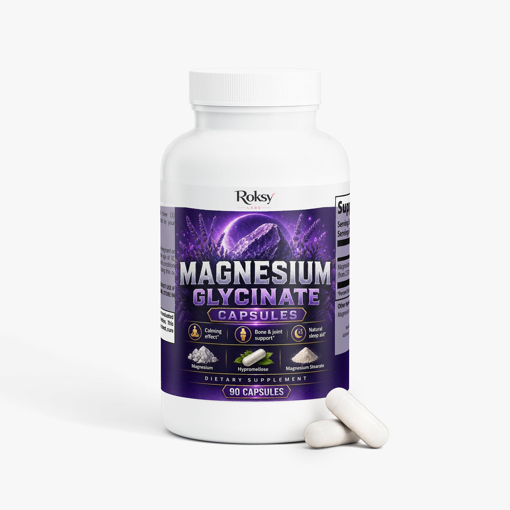 Magnesium as Glycinate Capsules for Wellness 90 Caps
