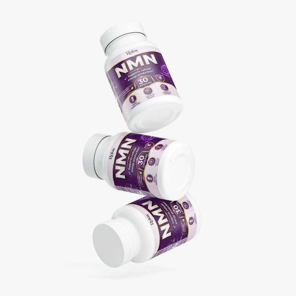 NMN Supplement for Energy Production & Cellular Health 500mg – Boost NAD+ (Longevity & Healthy Aging) 30 Caps