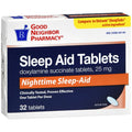 GNP Nighttime Sleep Aid 25mg Tablets (32 Count)