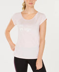Ideology Womens I Run for Coffee Fitness Running Pullover Top, Size Large