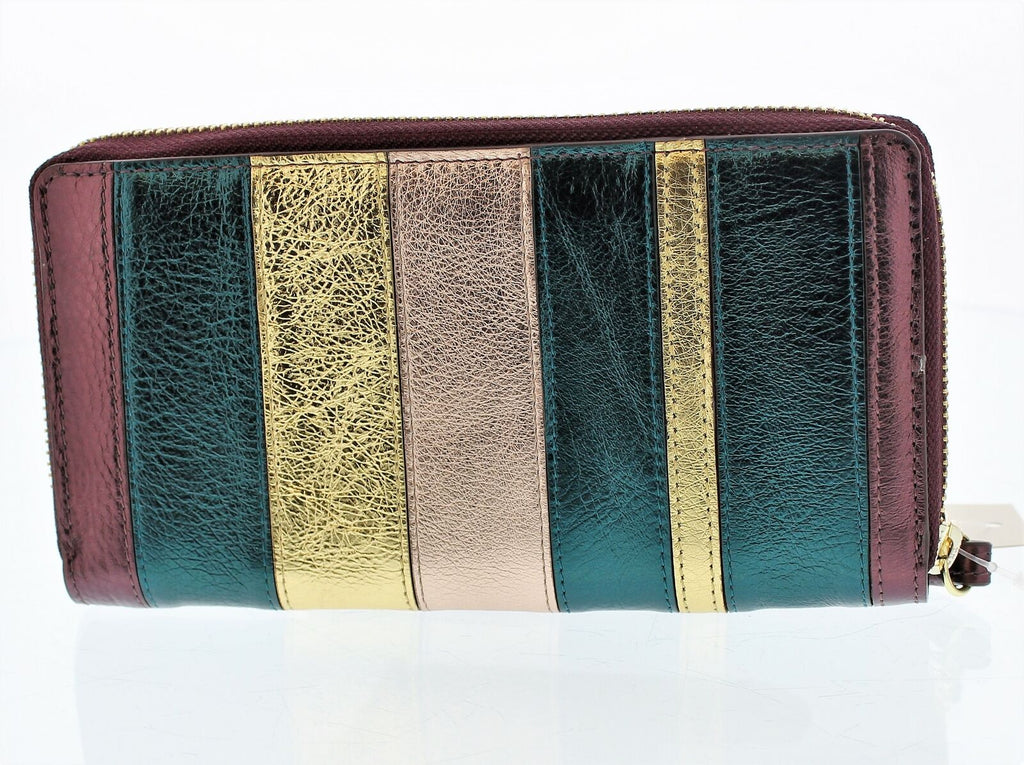 Radley London Clifton Hall Phone Leather Wristlet Metallic Amethyst Gold