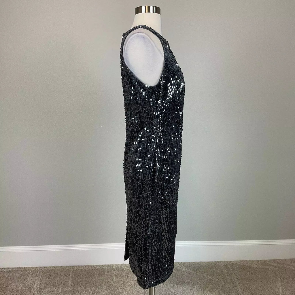 Nightway Womens Velvet Cocktail Sheath Dress, Size 10