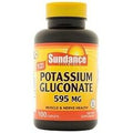 Sundance, Potassium Gluconate Caplets, 595 mg, 100 Tabs