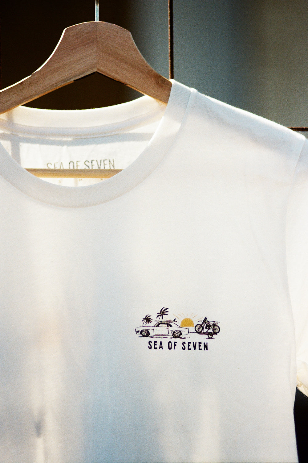 Today We Ride Mens Tee - Vintage White