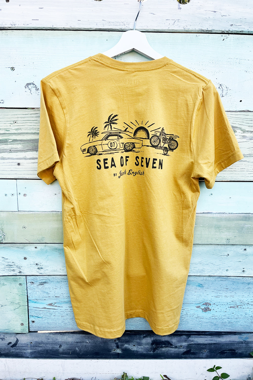 Today We Ride Mens Tee - Mustard Yellow