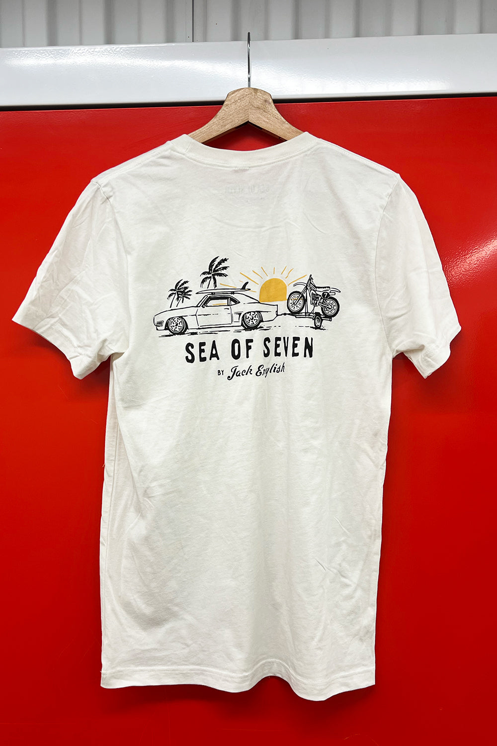 Today We Ride Mens Tee - Vintage White