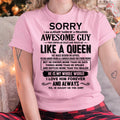 April - Sorry I am already taken by a freaking awesome guy - Gift for Wife From Husband - NGHL04 (SKU-SRG-04)