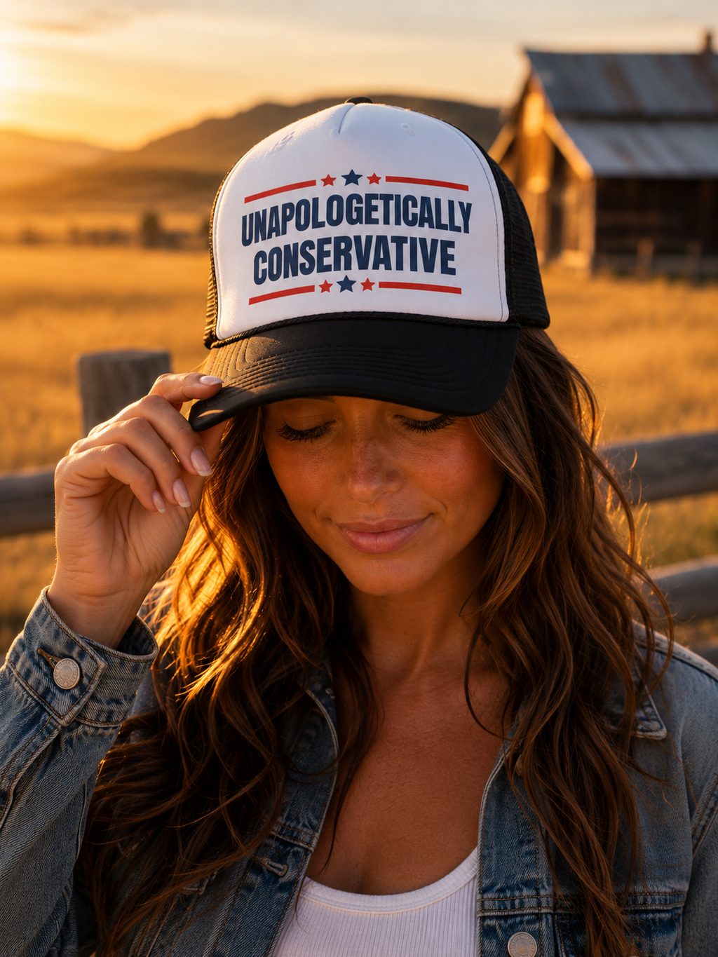 Unapologetically Conservative Trucker Hat