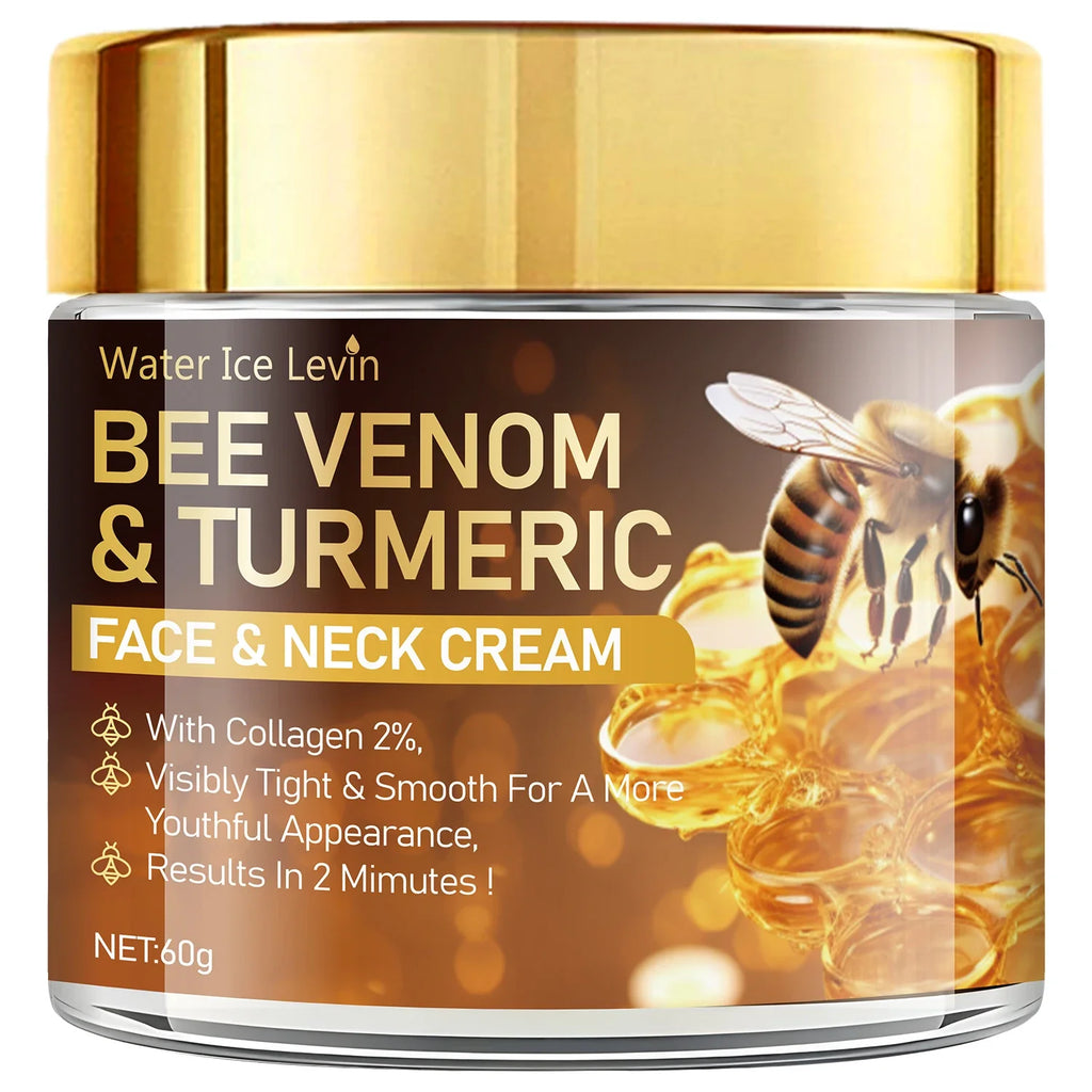 Bee Venom Firming and Lifting Cream - Hydrating Formula with Vitamin A, Collagen, Niacinamide and Vitamin E, Dry Appearance, Enhances Radiance