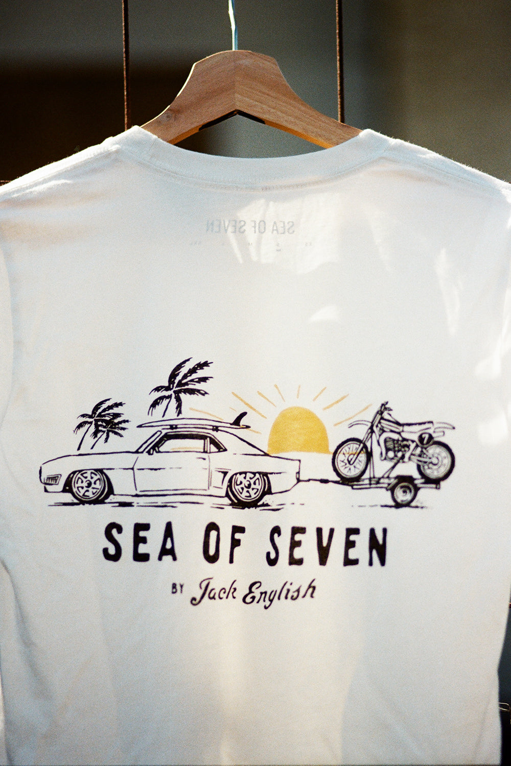 Today We Ride Mens Tee - Vintage White