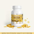 Supplement Vitamin D3 2000 IU for Bone Health 2,000 IU 100 softgels